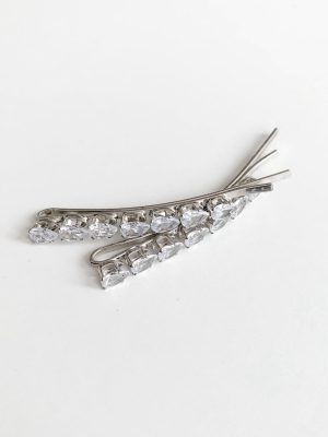 HAIR CLIP ANNA / SILVER